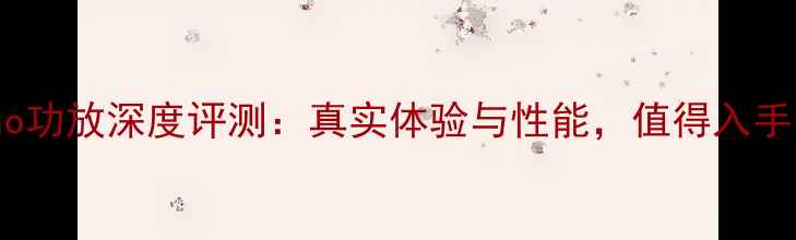 图片 Rigao功放深度评测：真实体验与性能，值得入手吗？