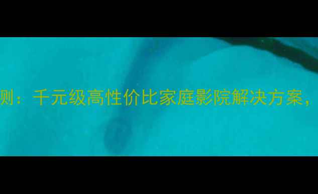 图片 Sonlcs音箱深度评测：千元级高性价比家庭影院解决方案，音质与设计双突破