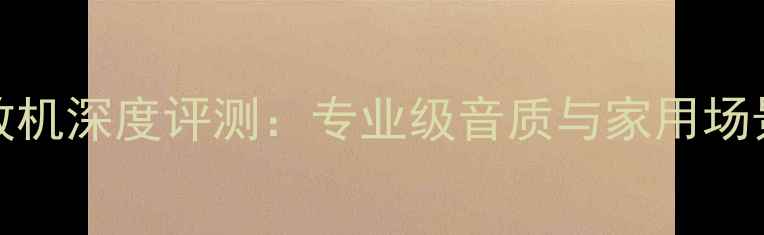 图片 Vocalking功放机深度评测：专业级音质与家用场景的完美平衡1