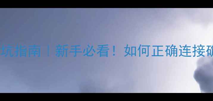 图片 WBT喇叭接线头避坑指南｜新手必看！如何正确连接确保音质不翻车？