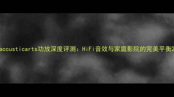图片 accusticarts功放深度评测：HiFi音效与家庭影院的完美平衡2