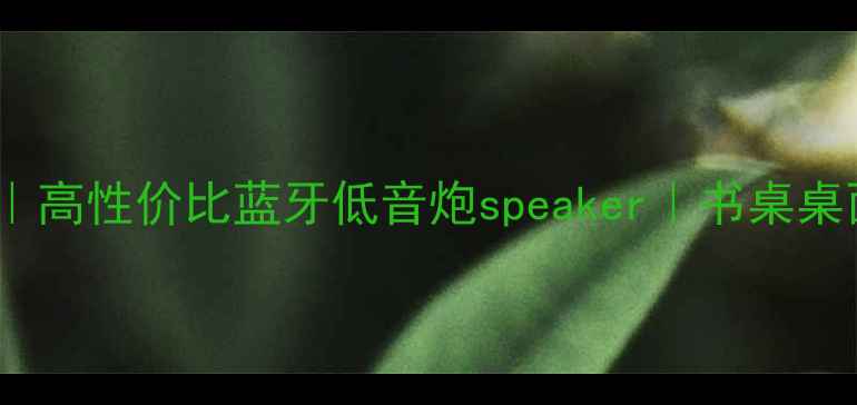图片 ✨书架音箱8寸推荐｜高性价比蓝牙低音炮speaker｜书桌桌面音响音乐播放器🔥