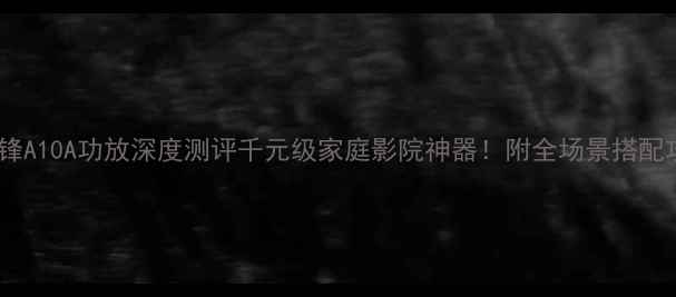 图片 ✨先锋A10A功放深度测评千元级家庭影院神器！附全场景搭配攻略2