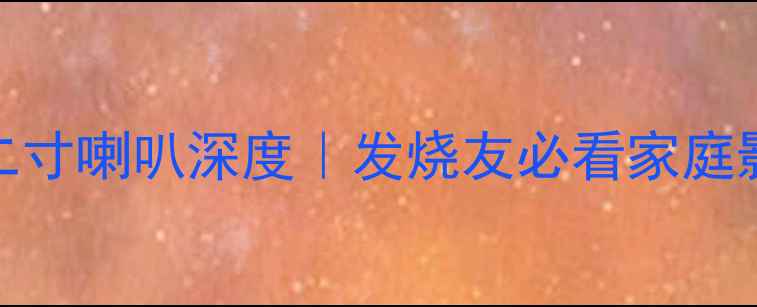 图片 ✨德国伊顿十二寸喇叭深度｜发烧友必看家庭影院终极神器🔥