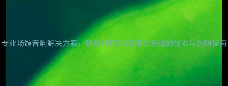 图片 专业场馆音响解决方案：胆机+管式功放混合系统的技术与选购指南