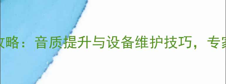 图片 专业指南KTV音响选购全攻略：音质提升与设备维护技巧，专家如何打造顶级视听体验1