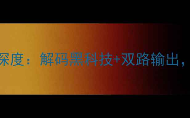 图片 专业级Hi-Fi功放C3298A深度：解码黑科技+双路输出，打造家庭影院黄金搭档1