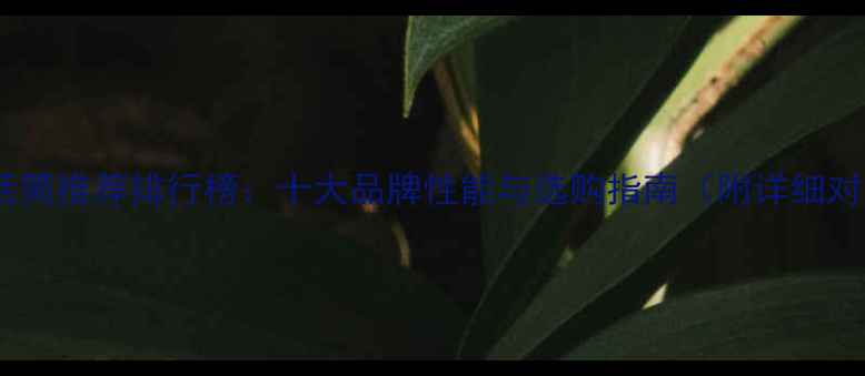 图片 专业音响话筒推荐排行榜：十大品牌性能与选购指南（附详细对比评测）2