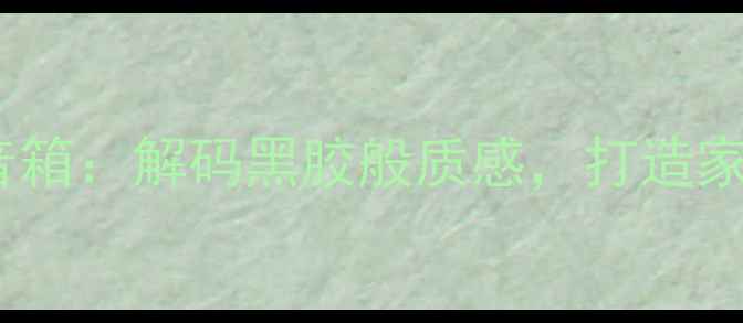 图片 专业音质古典音乐蓝牙音箱：解码黑胶般质感，打造家庭影院级古典音乐体验2