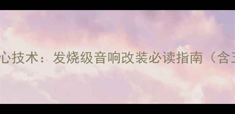 图片 世界顶级功放线路核心技术：发烧级音响改装必读指南（含五大品牌实测对比）2