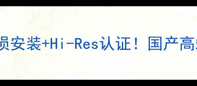 图片 中道汽车音响深度测评无损安装+Hi-Res认证！国产高端车载音响品牌崛起之路1
