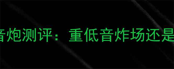 图片 丹拿Sub250家用低音炮测评：重低音炸场还是智商税？实测数据1