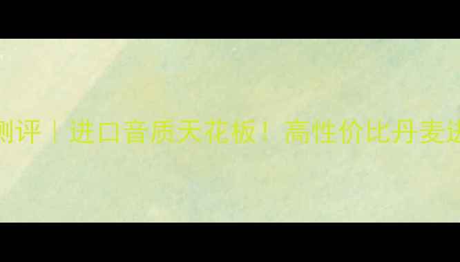 图片 丹麦ASR音箱测评｜进口音质天花板！高性价比丹麦进口音箱推荐1