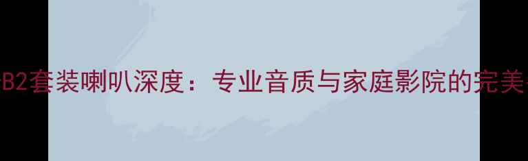 图片 丹麦B2套装喇叭深度：专业音质与家庭影院的完美平衡