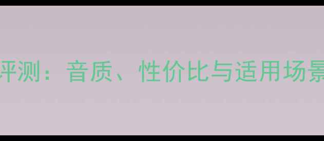 图片 丹麦皇冠音箱深度评测：音质、性价比与适用场景全（附参数对比）