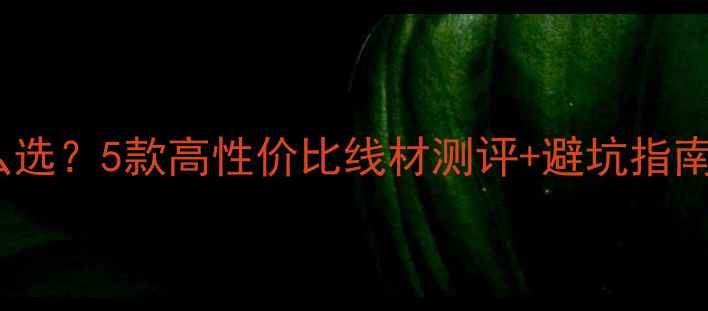 图片 低音炮电源线怎么选？5款高性价比线材测评+避坑指南（附购买链接）2