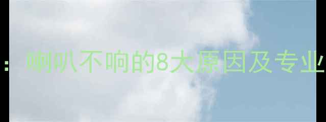 图片 保时捷卡宴音响系统故障：喇叭不响的8大原因及专业维修指南（附诊断步骤）