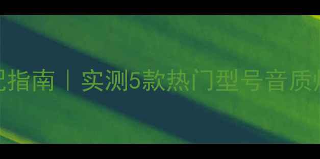图片 先锋970+功放终极搭配指南｜实测5款热门型号音质炸裂！附选购避坑清单