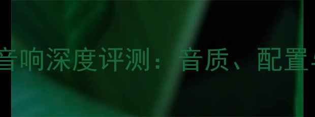图片 先锋S-100音响深度评测：音质、配置与性价比全