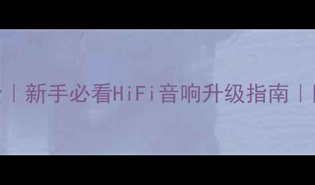 图片 功放4个继电器全｜新手必看HiFi音响升级指南｜附选购避坑技巧2