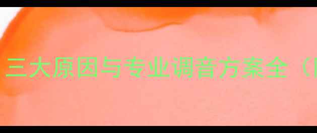 图片 功放高频没声音？三大原因与专业调音方案全（附设备检测指南）