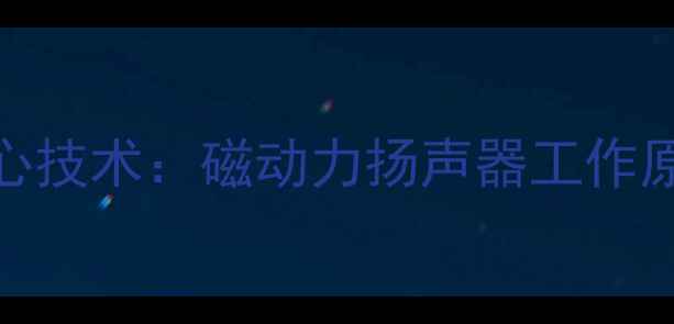 图片 励磁式音箱核心技术：磁动力扬声器工作原理与选购指南