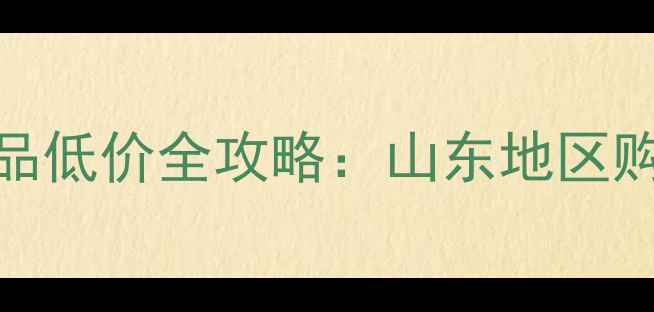 图片 劲浪音响山东总代理正品低价全攻略：山东地区购买指南与产品选购秘籍