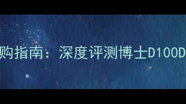 图片 博士喇叭真伪鉴别与选购指南：深度评测博士D100D200D300三款旗舰产品2