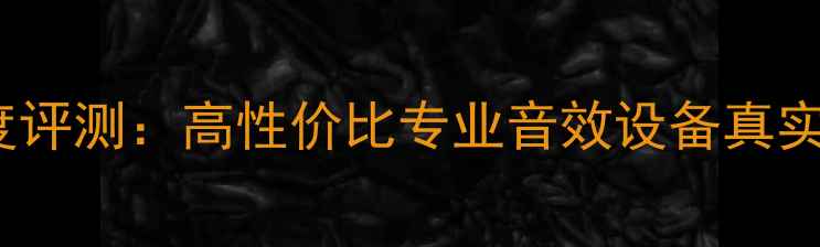 图片 博士音箱650深度评测：高性价比专业音效设备真实体验与选购指南
