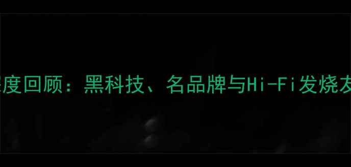 图片 厦门音响展深度回顾：黑科技、名品牌与Hi-Fi发烧友的狂欢盛宴1