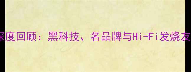 图片 厦门音响展深度回顾：黑科技、名品牌与Hi-Fi发烧友的狂欢盛宴2