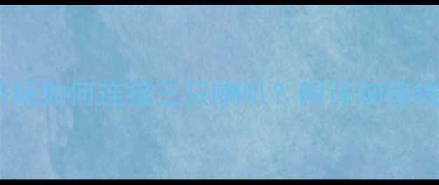 图片 双分频三分频系统如何连接三只喇叭？附详细接线图与调试指南1