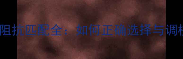 图片 号角高音喇叭阻抗匹配全：如何正确选择与调校扬声器系统2