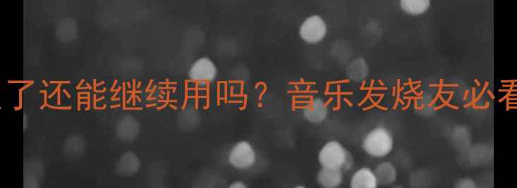 图片 喇叭防尘罩破损了还能继续用吗？音乐发烧友必看的5大处理方案