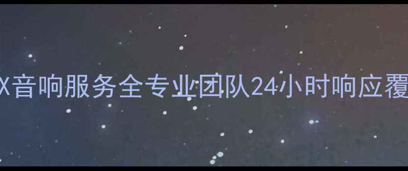 图片 四川RBX音响服务全专业团队24小时响应覆盖全川