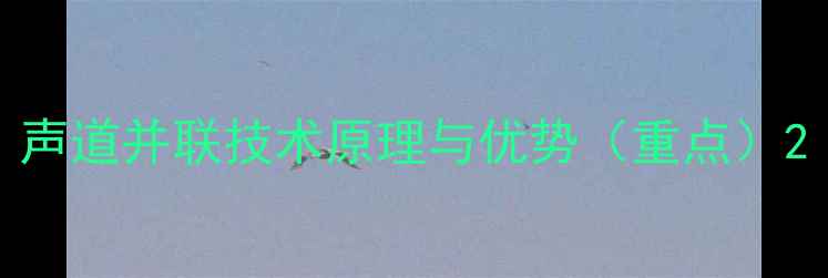 图片 声道并联技术原理与优势（重点）2