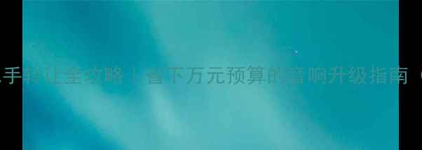 图片 天仙配喇叭线二手转让全攻略｜省下万元预算的音响升级指南（附避坑清单）2