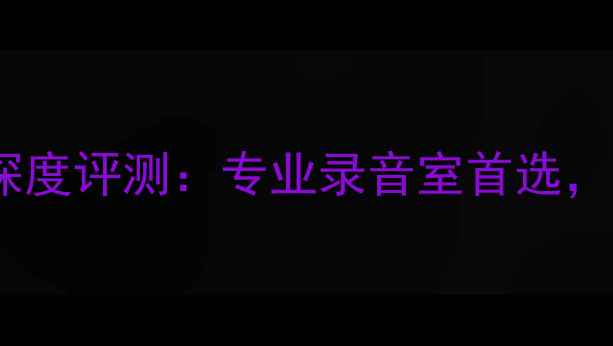 图片 天朗有源监听音箱深度评测：专业录音室首选，音乐制作必备设备1