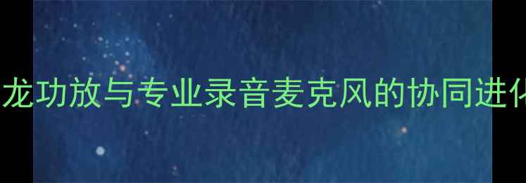 图片 天龙功放与专业录音麦克风的协同进化1