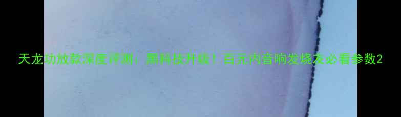 图片 天龙功放款深度评测：黑科技升级！百元内音响发烧友必看参数2