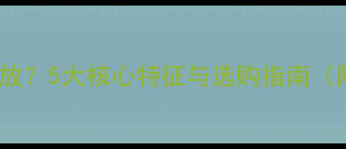 图片 如何辨别AV功放？5大核心特征与选购指南（附品牌对比）1