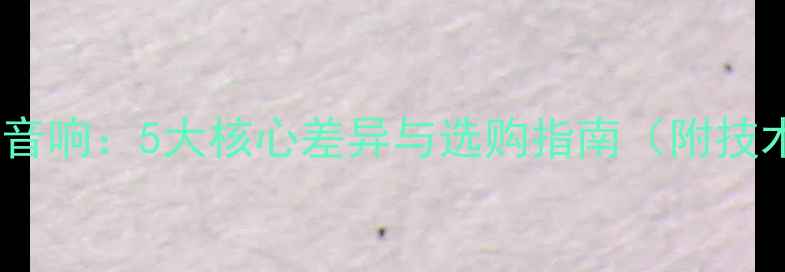 图片 如何辨别线阵音响：5大核心差异与选购指南（附技术参数对比）2