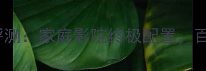 图片 威力登低音炮10Q深度评测：家庭影院终极配置，百元级性价比之王！🎶🔊