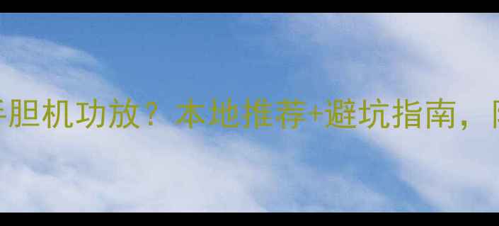 图片 宁乡哪里买二手胆机功放？本地推荐+避坑指南，附真实交易案例