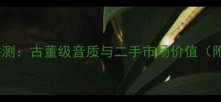 图片 安桥A-7经典功放深度评测：古董级音质与二手市场价值（附历史背景与选购指南）