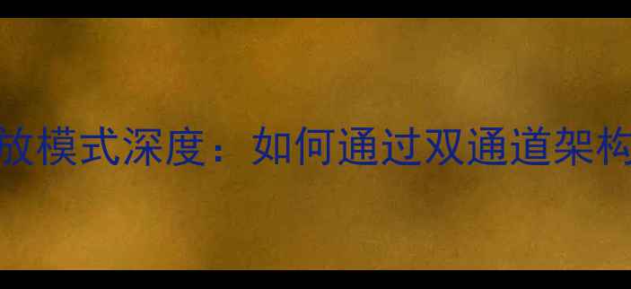 图片 安桥功放双功放模式深度：如何通过双通道架构实现音质革命