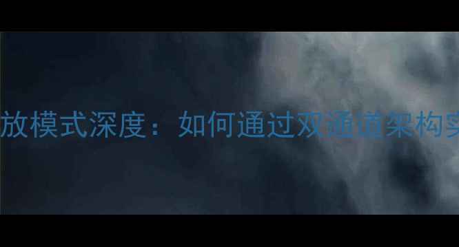 图片 安桥功放双功放模式深度：如何通过双通道架构实现音质革命1