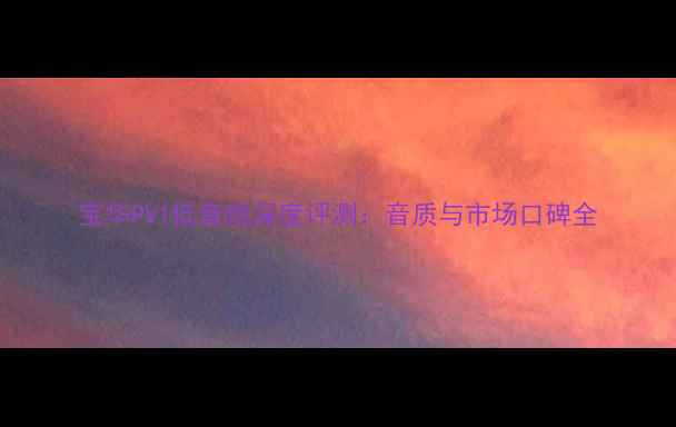图片 宝华PV1低音炮深度评测：音质与市场口碑全