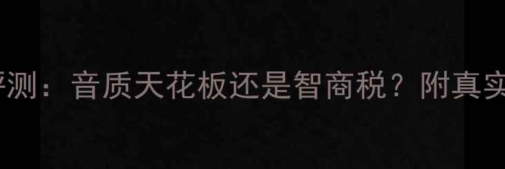 图片 宝华音箱评测：音质天花板还是智商税？附真实使用体验1