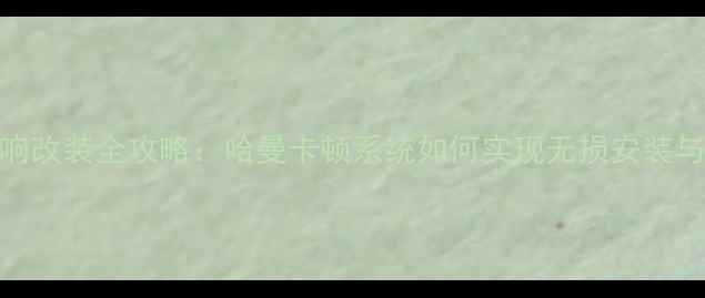 图片 宝马5系音响改装全攻略：哈曼卡顿系统如何实现无损安装与音效升级2